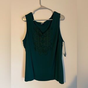 Green Business Tank Top